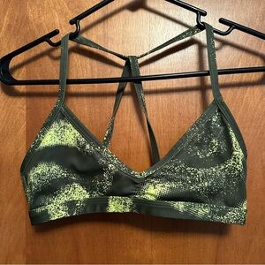 Gymshark Sports Bra Green Racerback Small